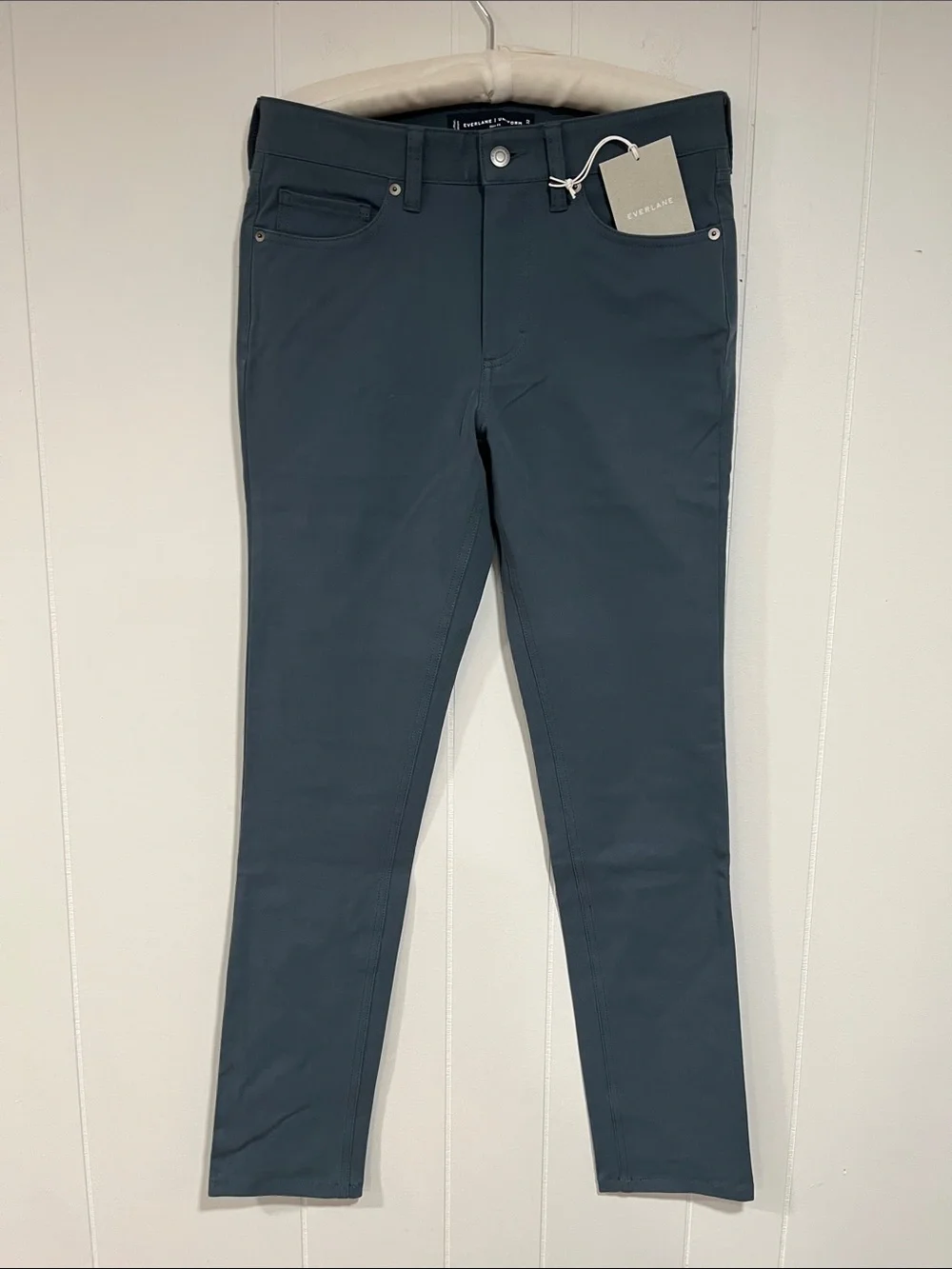 Everlane Uniform Slim Fit Performance Chino Pants Slate Gray 29x32 NWT Men’s